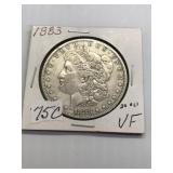 1883 Morgan Silver Dollar