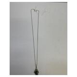 26" Southwest style Turquoise Necklace .925 SIlver
