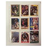 Lot of 9 Karl Malone NBA Trading Cards