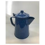 Old granite ware coffee pot