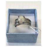 Fire Opal Ring Size 7 .925