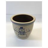 Snowman Stoneware Bowl