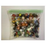 Lot of Antique Glass Marbles