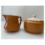 shenango china sugar and creamer set