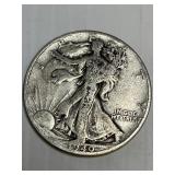 1940 Walking Liberty Silver Half Dollar