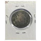 1842 German States Baden silver six kreuzer