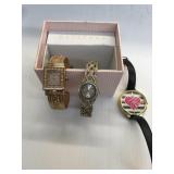 3 Ladies Quartz Fashion Watches