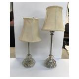 2 glass lampsworking condition