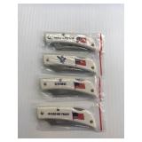 Lot of Pocket Knives In God We Trust