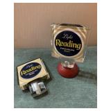 2 Reading Premium Beer Light Tap Handles