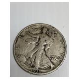 1935 Walking Liberty Silver Half Dollar