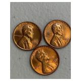 1955 PrD +5 Gem BU Wheat Penies