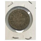 1942 Netherlands 1/10 silver Gulden