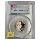 2014 -S PCGS PR69 DCAM Nickle