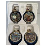 Disney Bradford Exchange Ornaments lot of 4