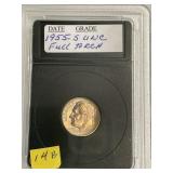 1955-S Roosevelt Dime Full Torch UNC