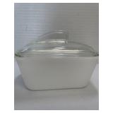 Glasbake Loaf Pan with Lid 1 1/2 Qt