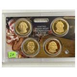 2007 Proof President Dollar Set