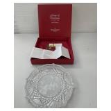 waterford crystal silver bells in  box