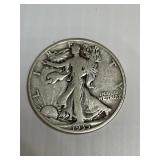 1935 S Walking Liberty Silver Half Dollar