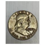 1959 Franklin Silver Half Dollar