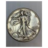 1947 Walking Liberty Silver Half Dollar