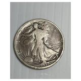 1917 Walking Liberty Silver Half Dollar