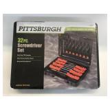 New Pittsburgh 32 PC Screwdriver Set