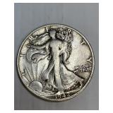 1942 S Walking Liberty Silver Half Dollar