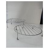 2 stainless cookie cake racks
