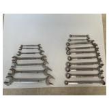 Craftman Wrenches lot of 17