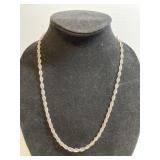 24" Necklace .925 Italy