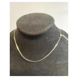 16" Chain Link Necklace Marked .925