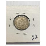 1940 Mexico silver 20 cent pc