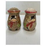 Snowmen Salt & Pepper Shakers NOS