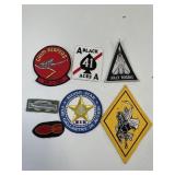 Vintage 7 Military Patches