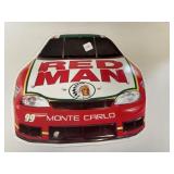 Red Man Race Car Tin Sign