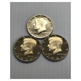 1978-S, 80-S, 81-S PF JFK Halves