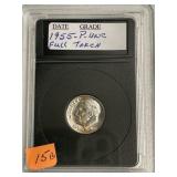 1955-P Roosevelt Dime Full UNC