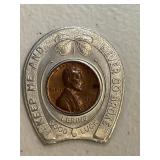 1959-D Good Luck Token/  w/wheat