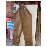Carharrt Overalls Size 52x32  R41-BRN