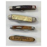 4 pocket knives