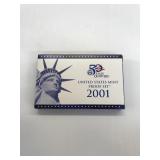 2001 US Mint Proof Set