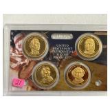 2008 Proof Presidents Dollar Set