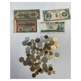 Bulk Old Foreign Coins & Currency