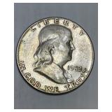 1952 Franklin Silver Half Dollar