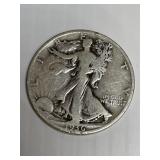 1936 S Walking Liberty Silver Half Dollar