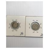 1954 Venezuela silver quarters