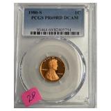 1980-S PCGS PR 69 DCAM Lincoln
