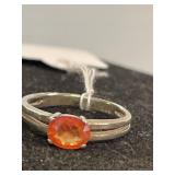 Mexican Opal Ring Size 7 Marked .925